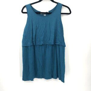 OLD NAVY Maternity Nursing Tank Layered Easy Access Stretch Jersey Knit Soft L